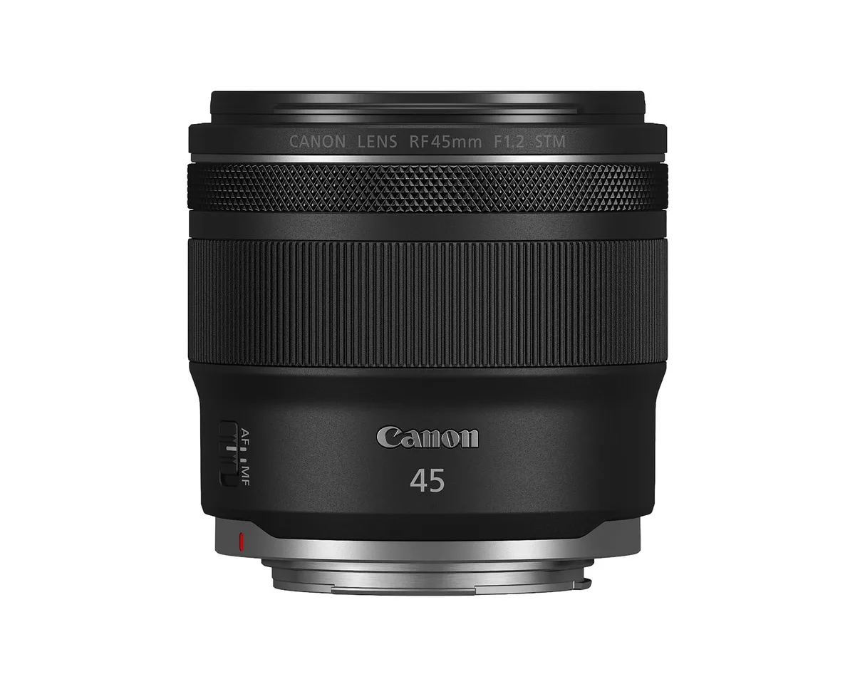 Canon Canon RF 45mm f/1.2 STM camera lens — product photo