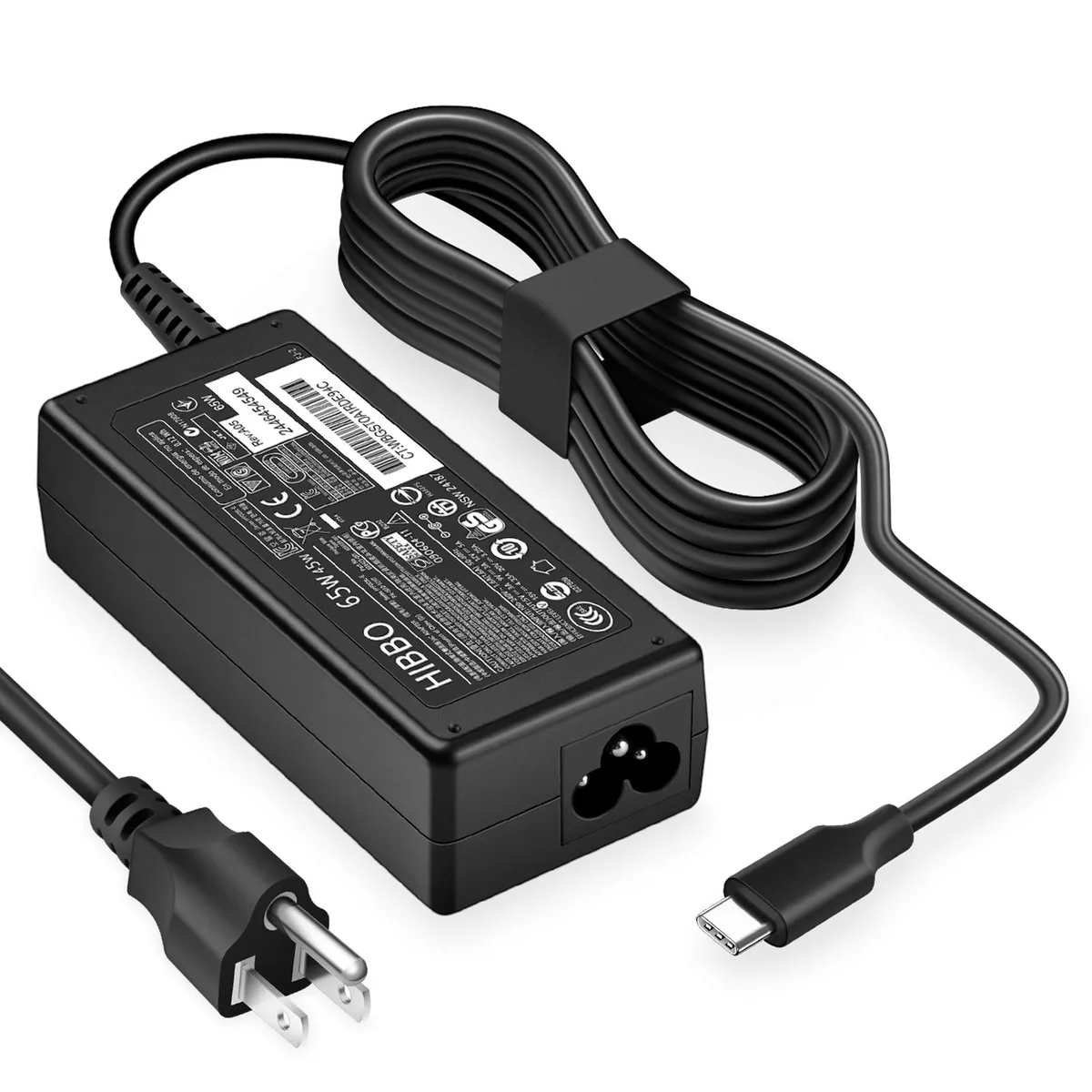 No Sew No Sew HIBBO PA-1650-32HT 65W USB-C laptop charger — product photo