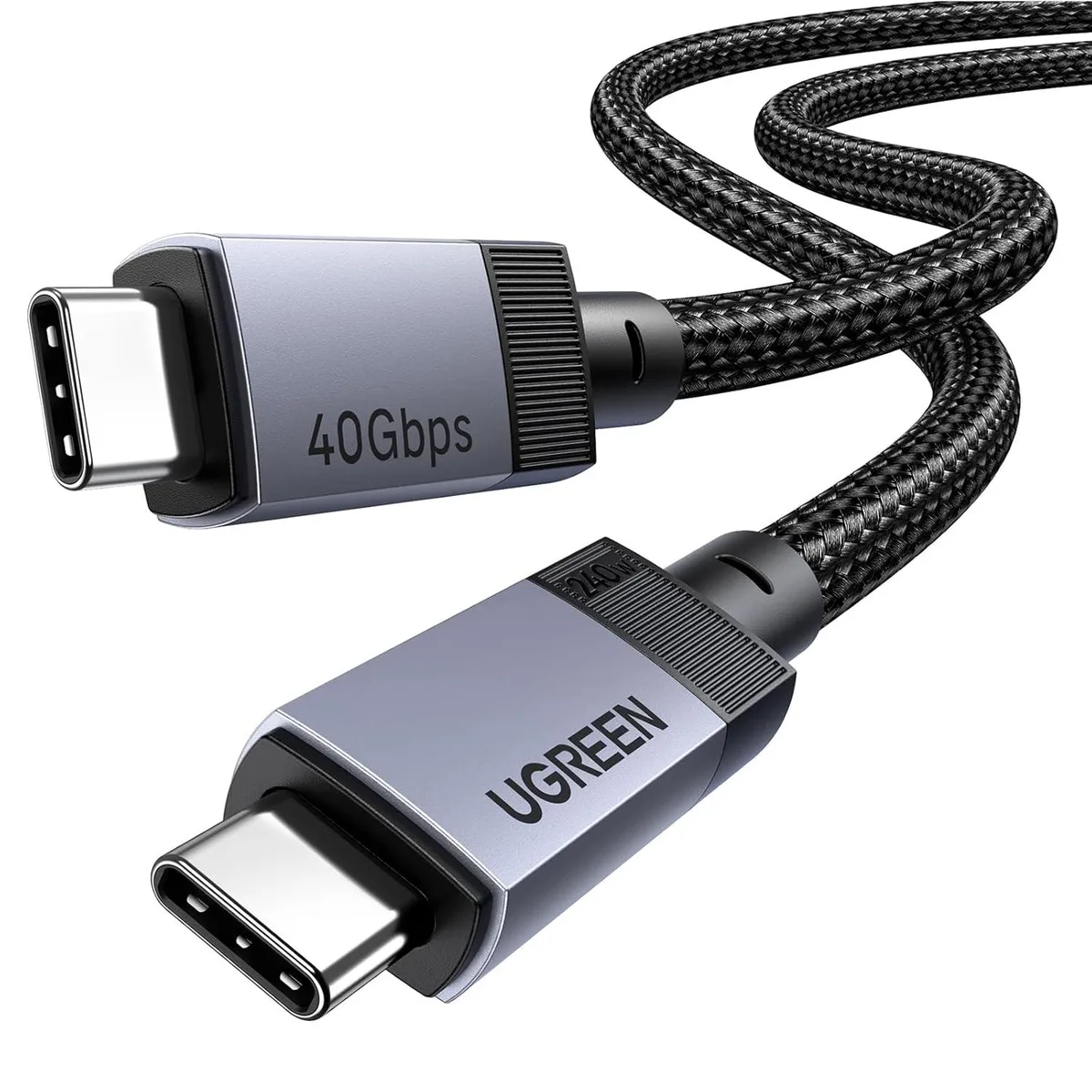 miqpower miqpower USB4 40Gbps 240W PD 3.1 8K 60Hz USB-C Cable 3.3FT — product photo