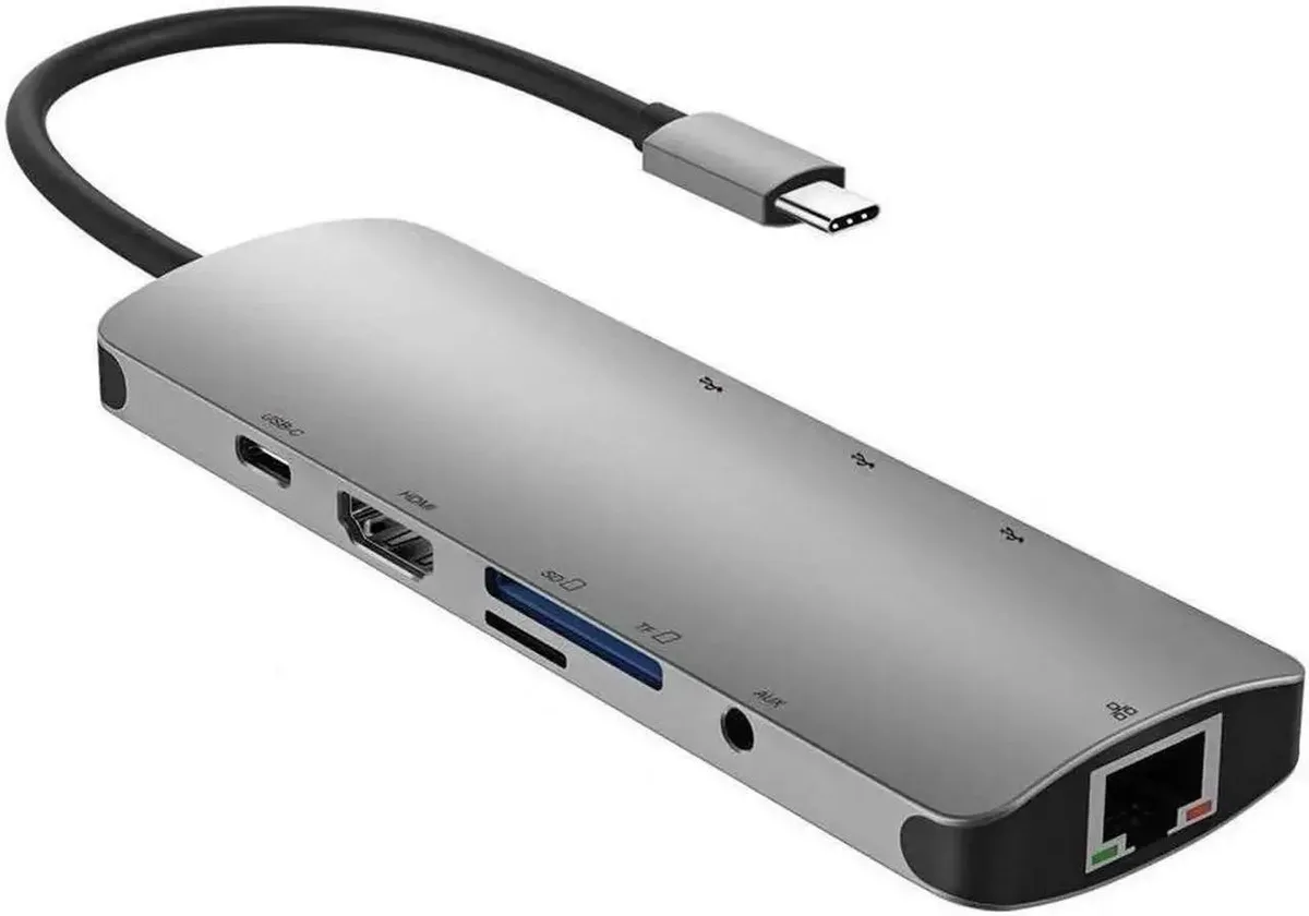 SMUGDESK SMUGDESK 9-in-1 USB C Multiport Dock for MacBook Pro 2017/2018 &amp; MacBook Air 2018 — product photo