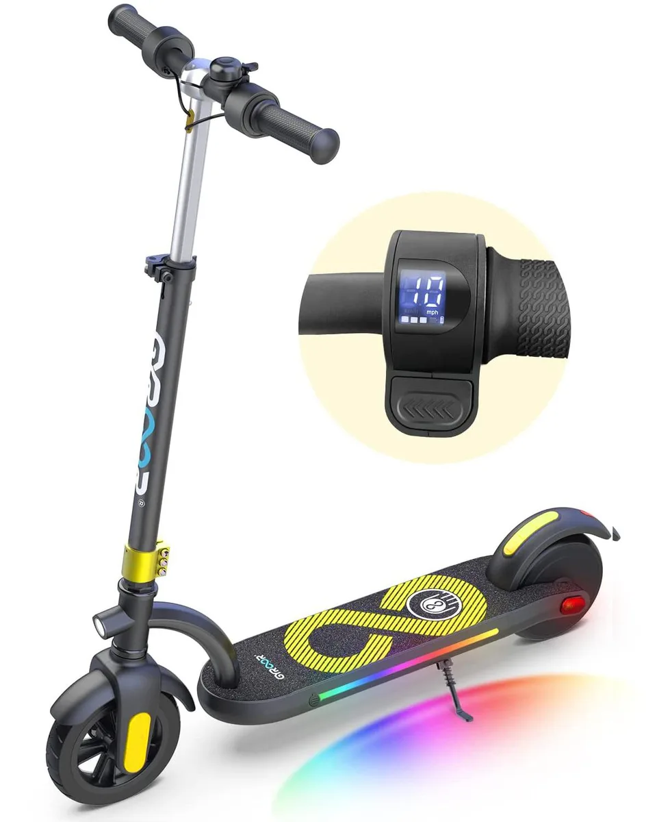 GYROOR GYROOR H40-Gold electric scooter 180W 10 mph 10 mi 6.5" wheels — product photo
