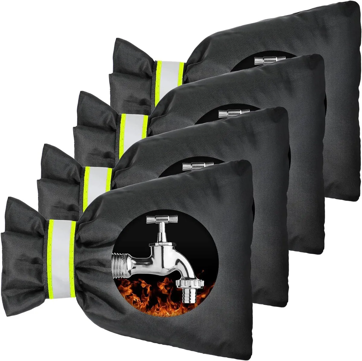 OmaiLighting OmaiLighting 4-Pack Outdoor Faucet Covers 6.7"W x 8.3"H — product photo