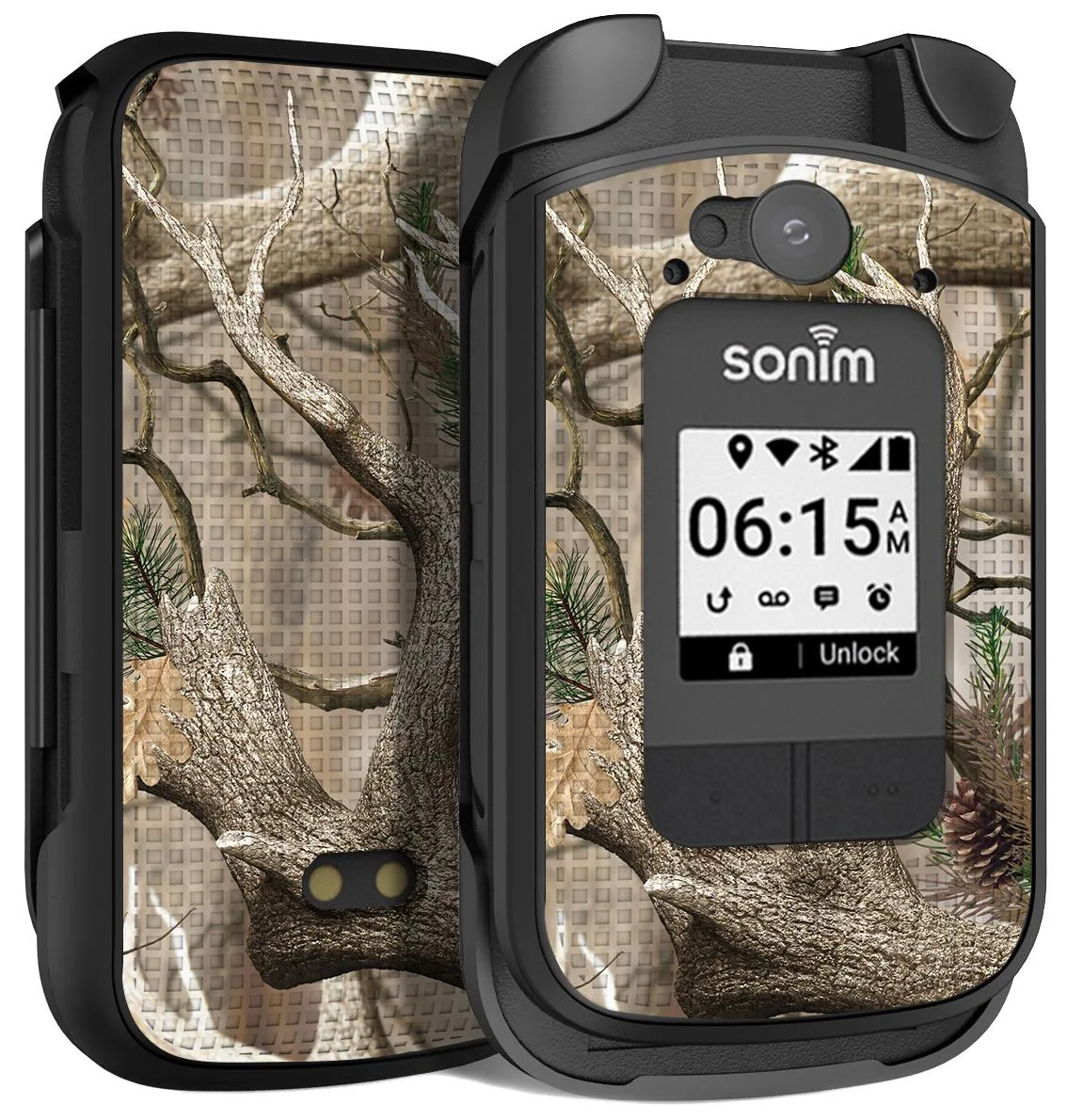 Nakedcellphone Nakedcellphone Grid Textured Slim Case for Sonim XP3 Plus 4G XP3900 2021 — product photo