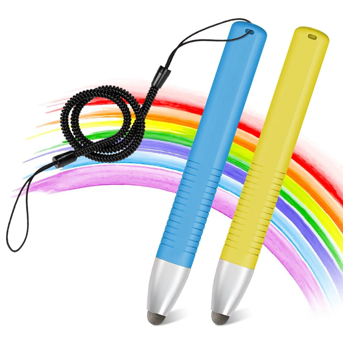 smrtcol Stylus 2 pcs Blue Yellow Spring Cord — product photo