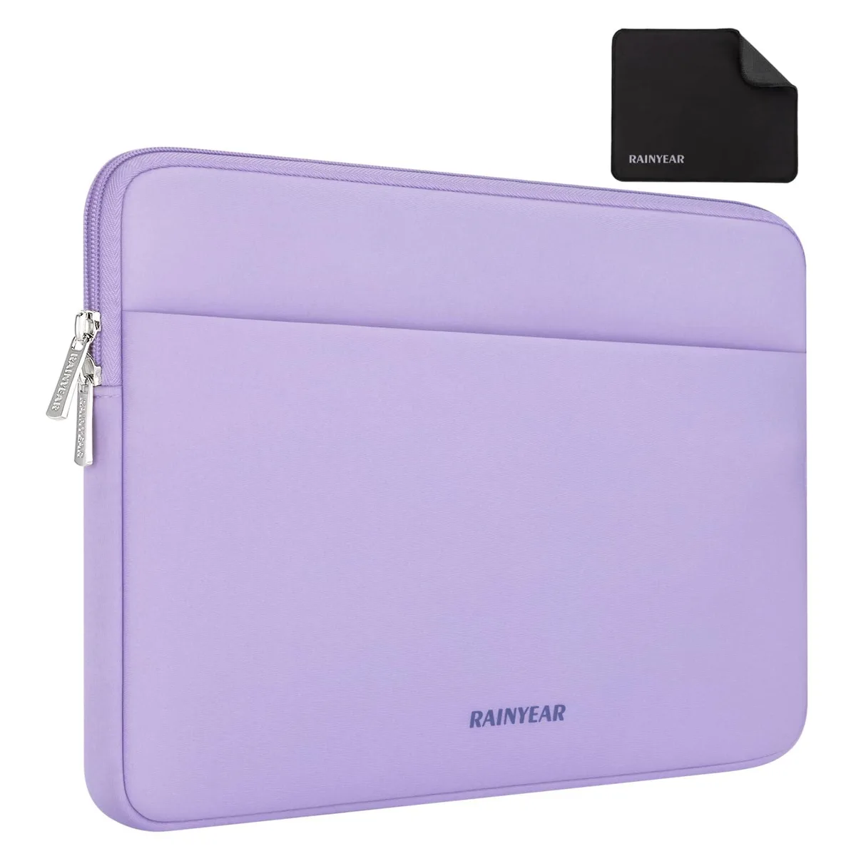  RAINYEAR Laptop Sleeve 13.3-14 Inch Purple with Pocket — product photo