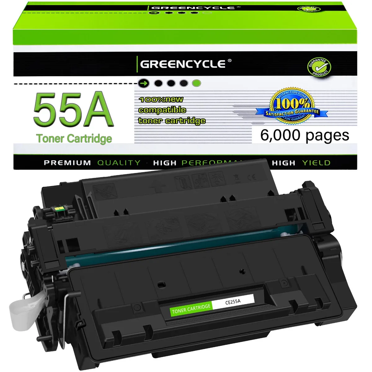 GREENCYCLE GREENCYCLE CE255A toner cartridge black 6000 pages — product photo