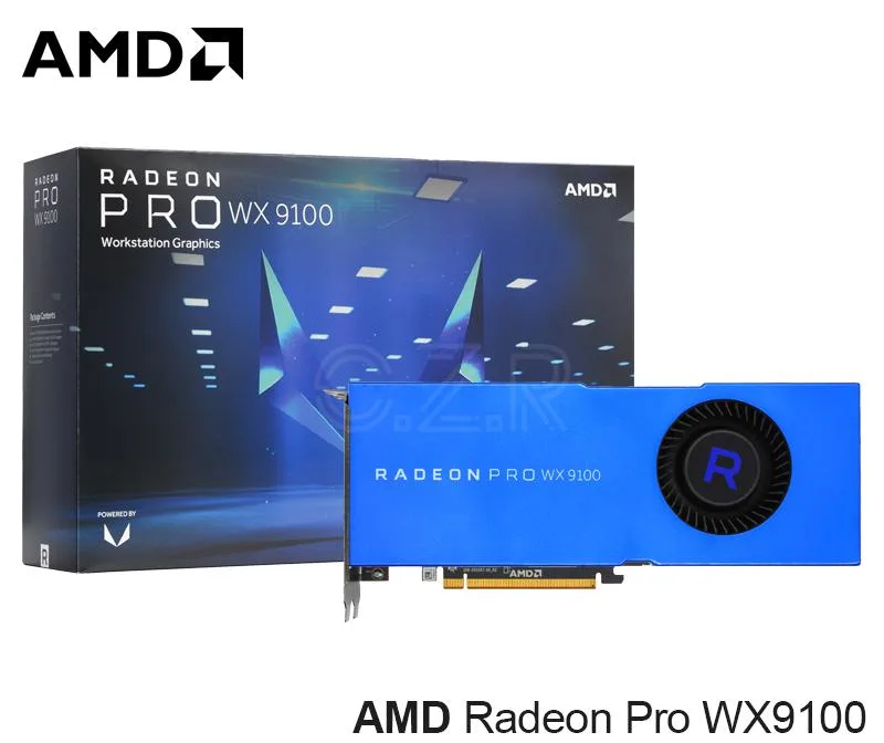 ASUS ASUS Radeon Pro WX 9100 16GB HBM2 2048-bit 100-505957 workstation graphics card — product photo