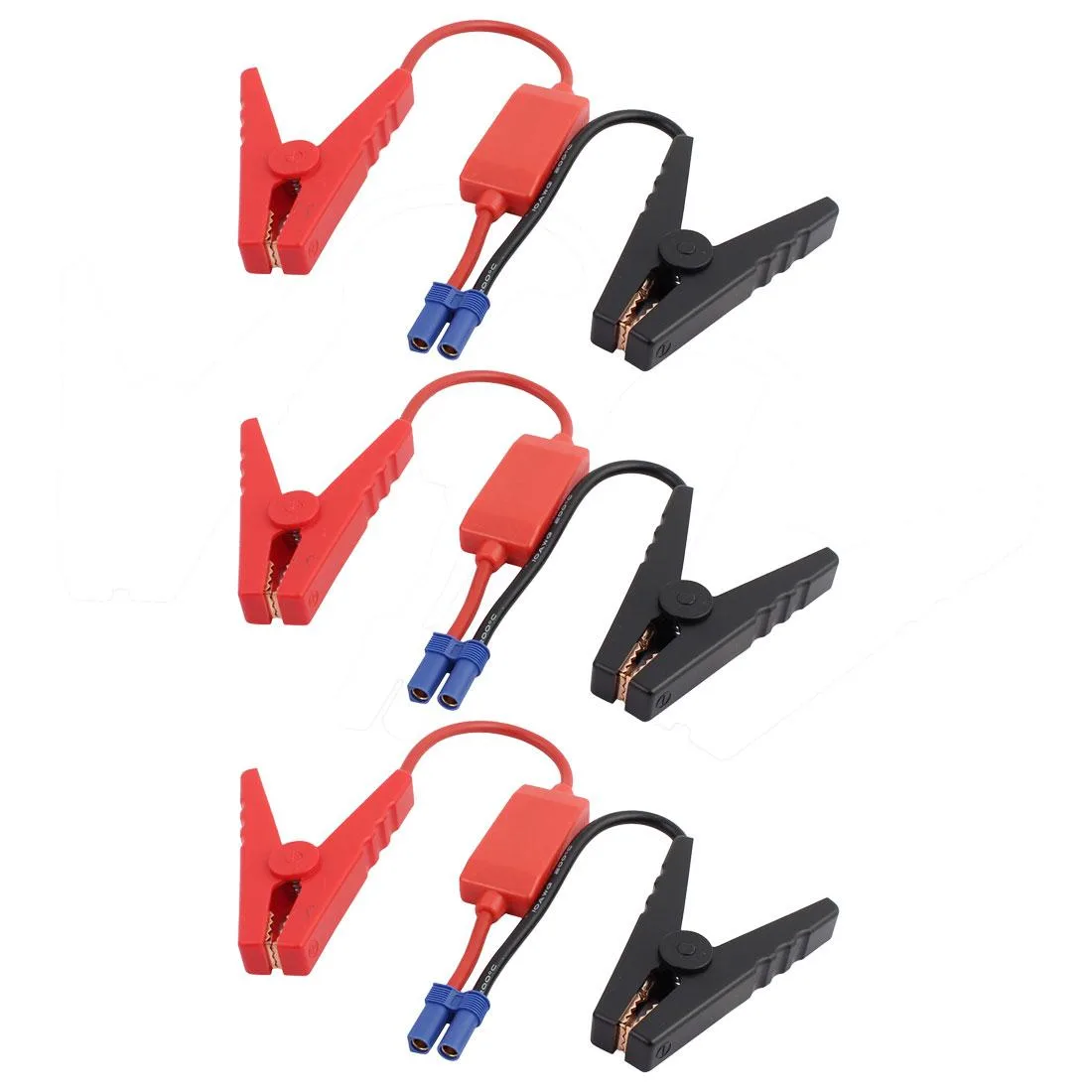 Unique-Bargains Unique-Bargains EC5 jumper cable set 3pcs 10 AWG 12V 600A — product photo