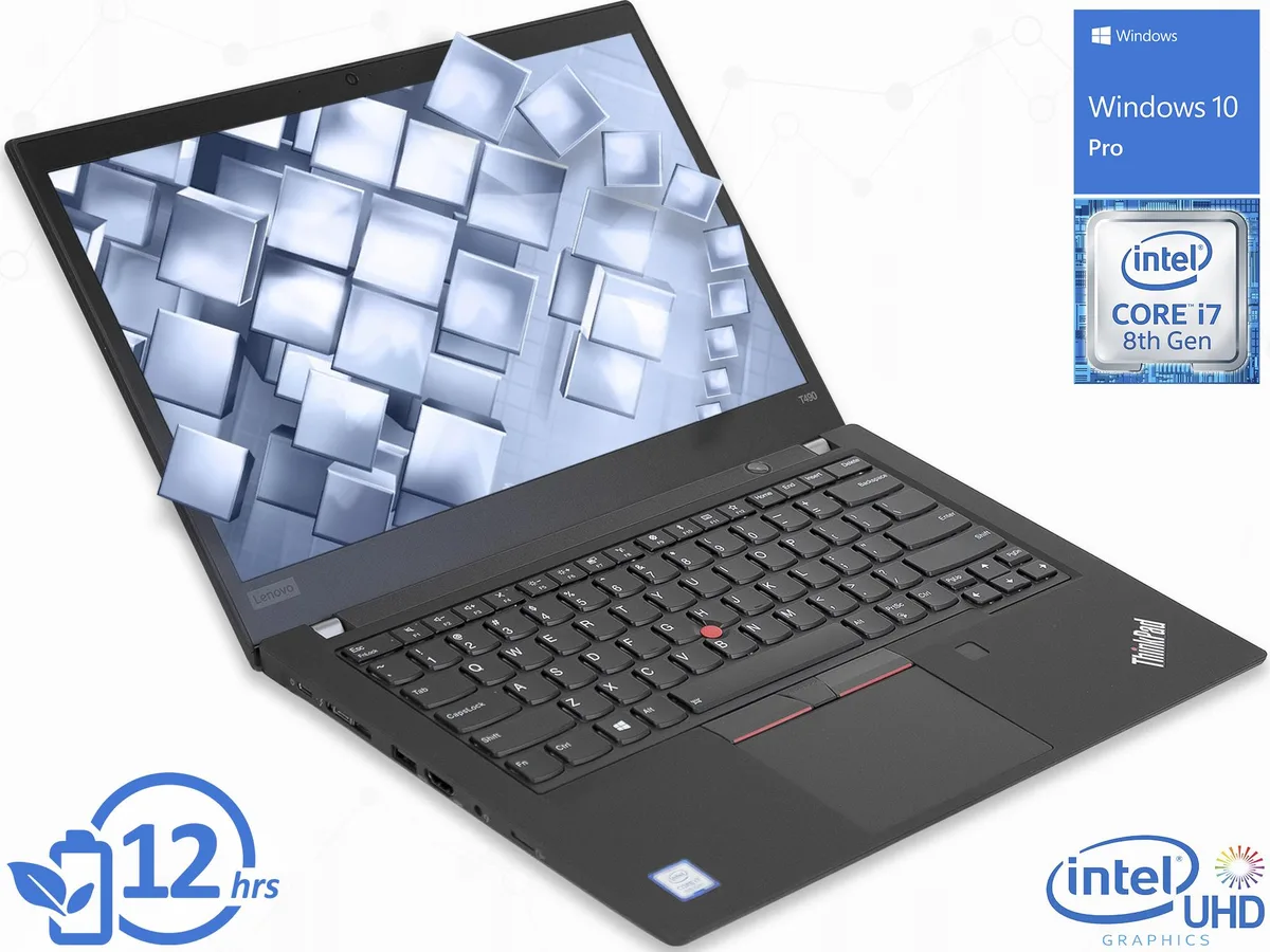 Lenovo Lenovo ThinkPad T490 laptop i7-8565U 16GB 512GB 14" FHD — product photo