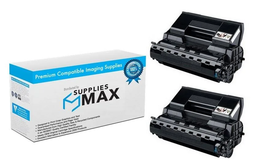SuppliesMax SuppliesMax Konica Minolta PagePro 5650 Compatible Black Toner 2-Pack 19000 Pages — product photo