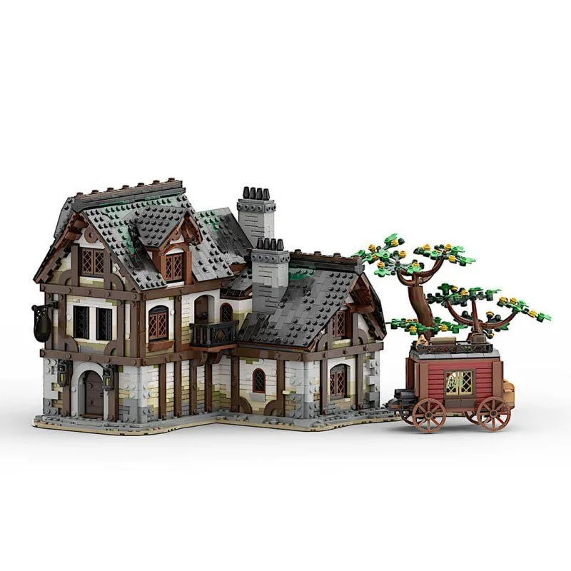 ZITIANYOUBUILD ZITIANYOUBUILD MOC-177601 Medieval Tavern Building Blocks Set 3422PCS — product photo