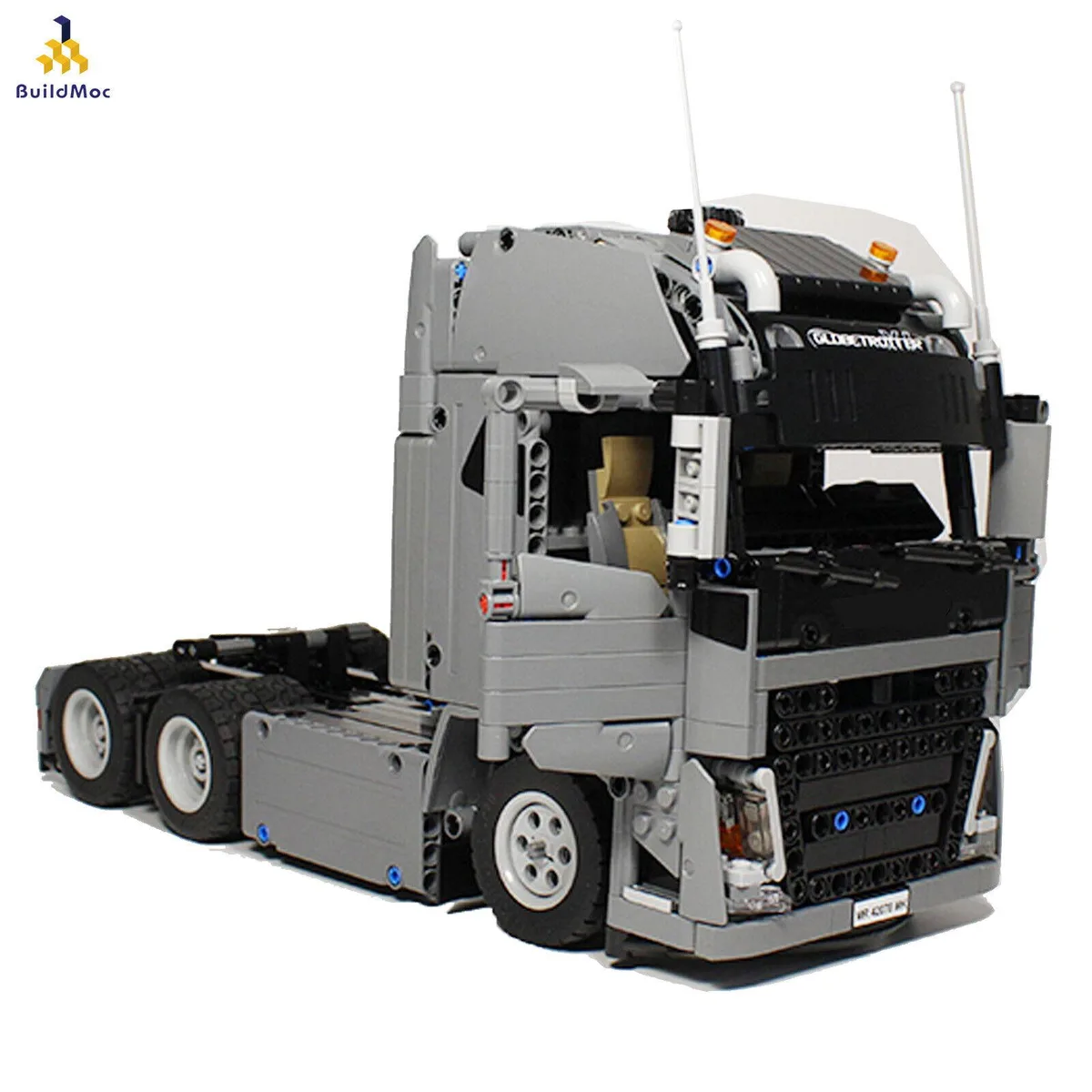ZITIANYOUBUILD ZITIANYOUBUILD MOC-37849 FH Cab Tractor Truck 1073 Pieces Building Set — product photo