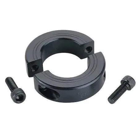 Ruland Manufacturing Ruland Manufacturing MSP-16-F 2-Piece Shaft Collar 16 mm Bore 34 mm OD 13 mm Width 1215 Steel — product photo