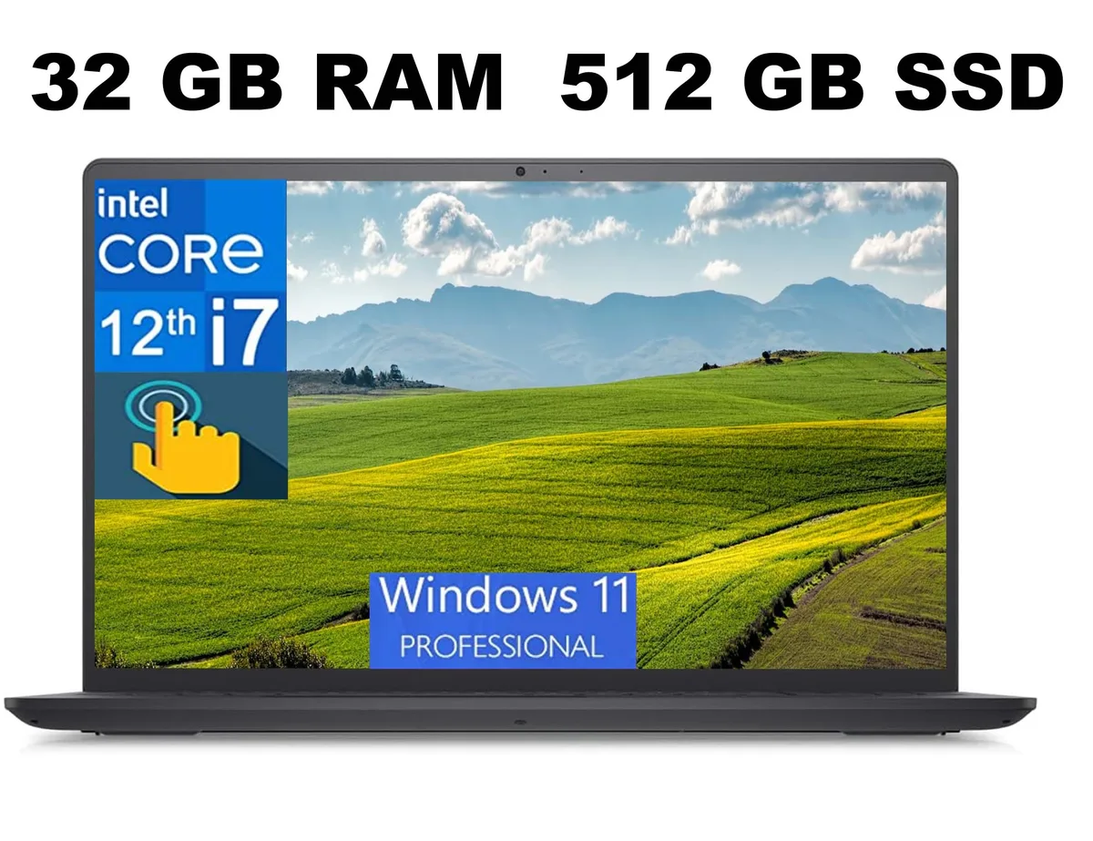 DELL DELL Inspiron 3520 15 laptop 15.6" FHD touchscreen i7-1255U 32GB 512GB — product photo
