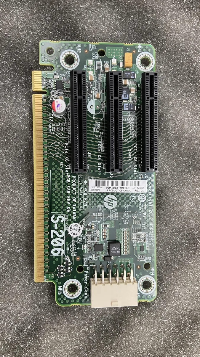 HP HP PCA PCIe x8x8x8 Riser 2U 735982-001 716079-001 — product photo