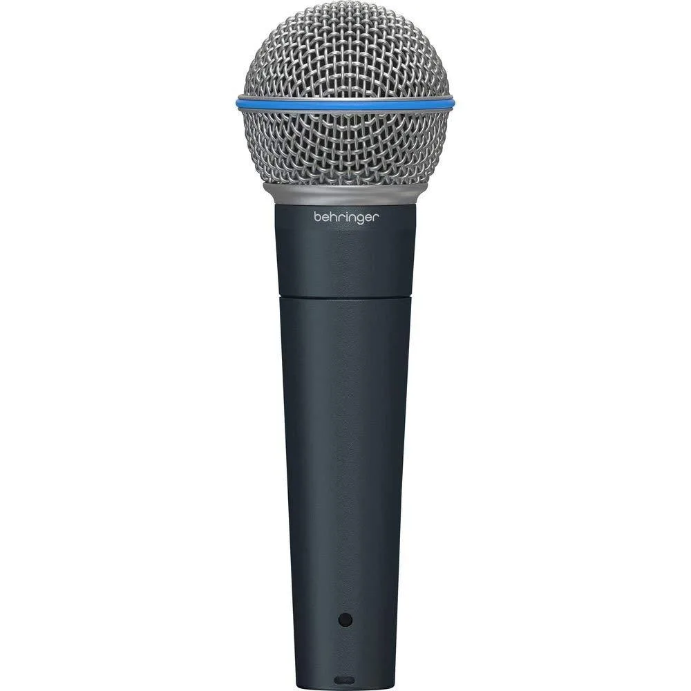 Transparent dynamic cardioid microphone with XLR connector