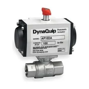 Dynaquip Controls Dynaquip Controls PHS28AJD06A 2" FNPT Stainless Steel Pneumatic Ball Valve trap — product photo