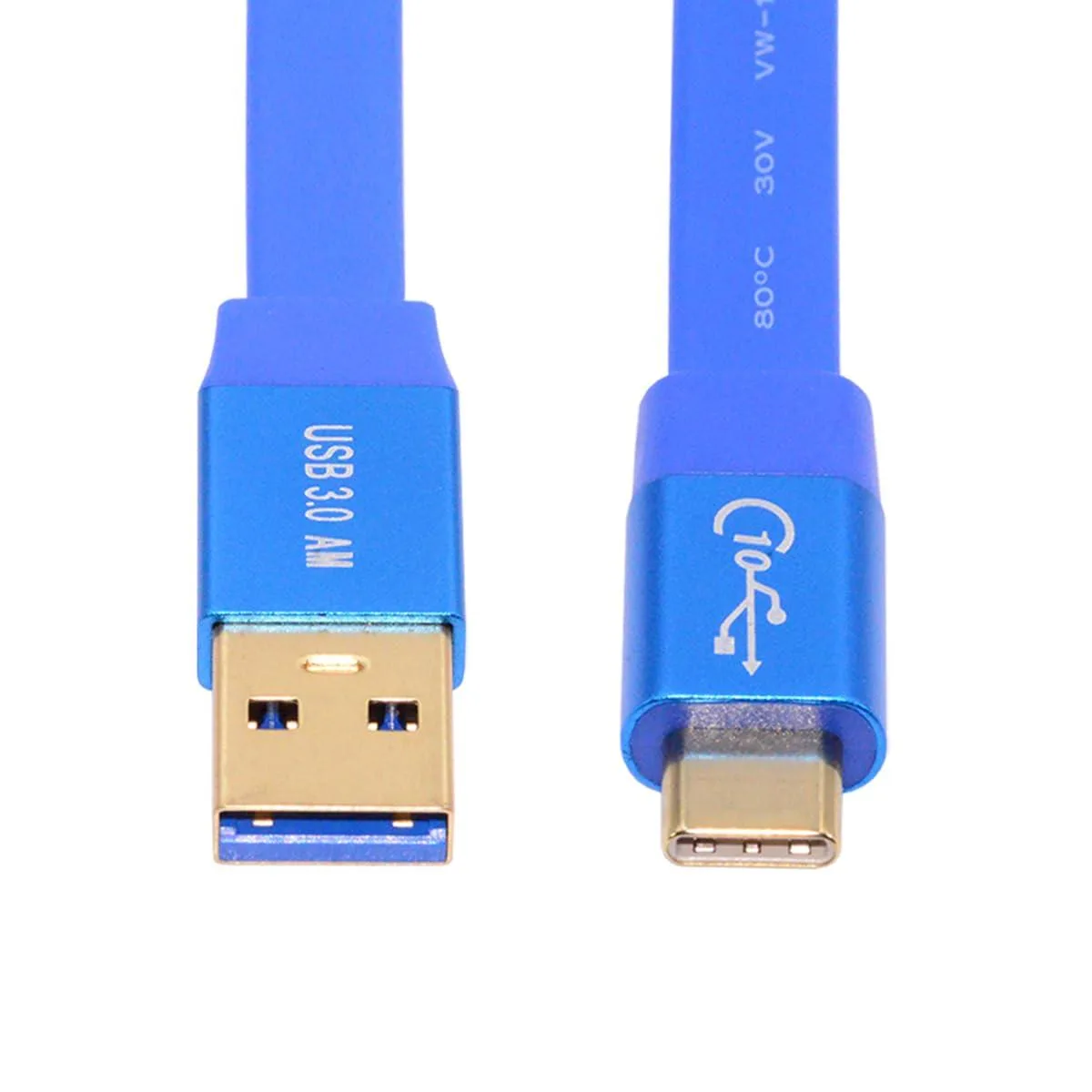 LORDWORLD LORDWORLD USB 3.1 Type-A to Type-C Cable 10Gbps 15W Blue 50cm — product photo
