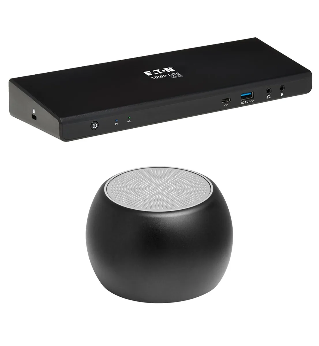 Tripp Lite Tripp Lite USB-C Dock 85W Dual 4K 5K Ethernet Boost U Speaker 600mAh — product photo