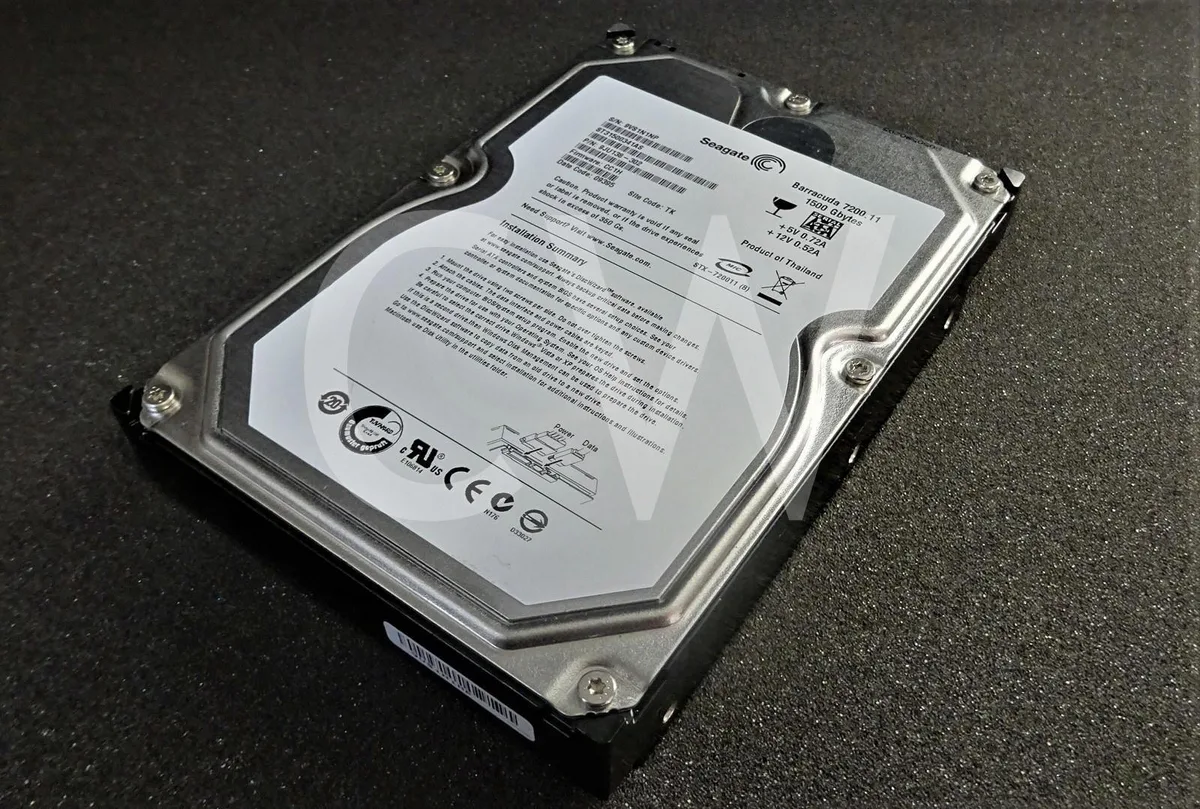 Seagate Seagate ST31500341AS Barracuda 7200.11 1.5TB 7200RPM 32MB 3.5" SATA internal hard drive — product photo