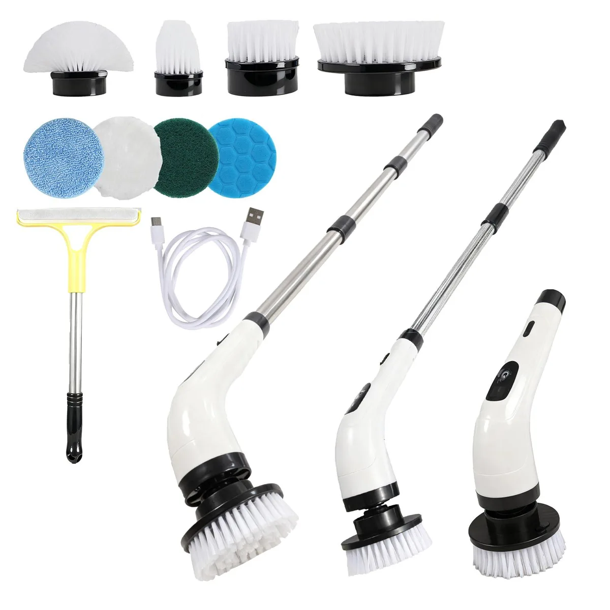  3M Electric Spin Scrubber White 50 in 6.1 in 3.3 in — product photo