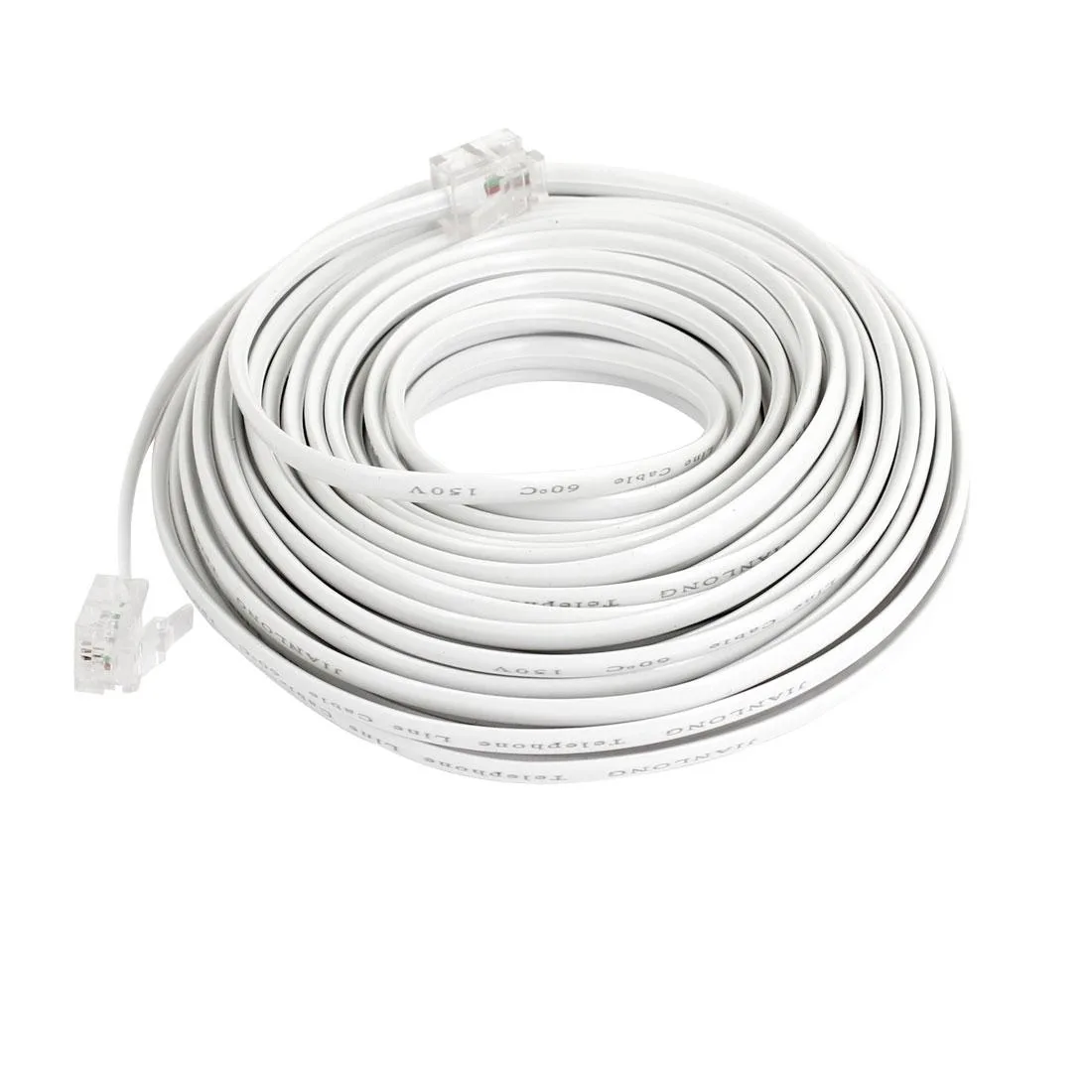 Unique-Bargains Unique-Bargains RJ11 Telephone Cable 10M White — product photo