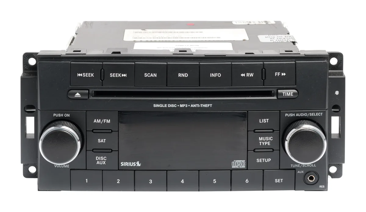 1 Factory Radio 1 Factory Radio P68252823AA RES receiver 2015-2017 Jeep Wrangler — product photo