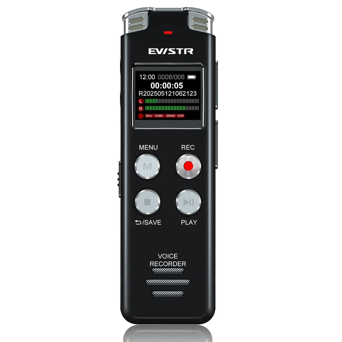 EVISTR L357 128GB Voice Recorder — product photo