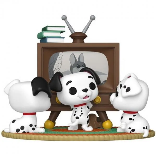 Funko Funko 90260 POP! Moments 101 Dalmatians Rolly Patch Lucky with TV action figure — product photo