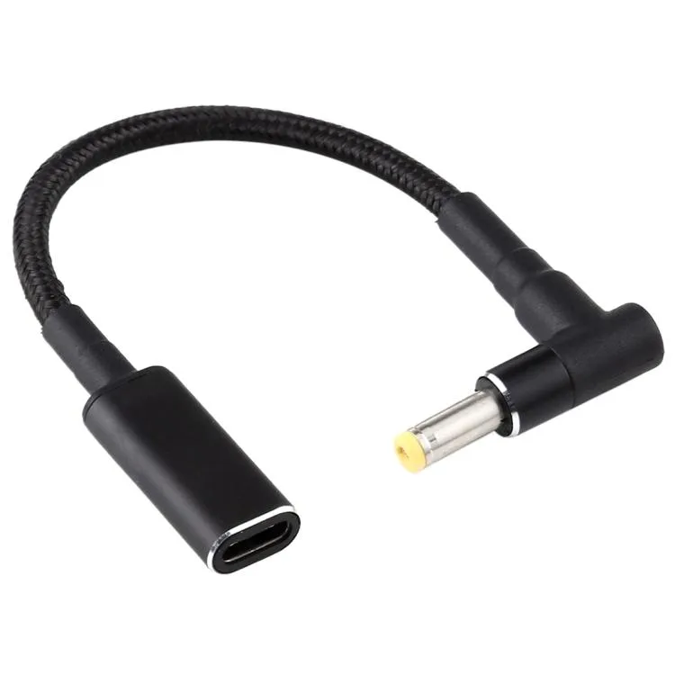 eForChina eForChina PD 100W 18.5-20V 4.8x1.7mm Elbow to USB-C Adapter — product photo