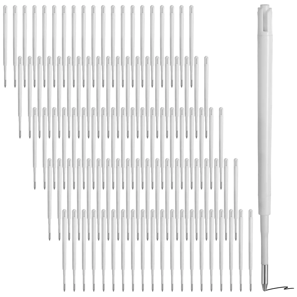  Ymapinc 5100VXKQ2739 100pcs Ballpoint Pen Refills 1.0mm 3.94inch — product photo