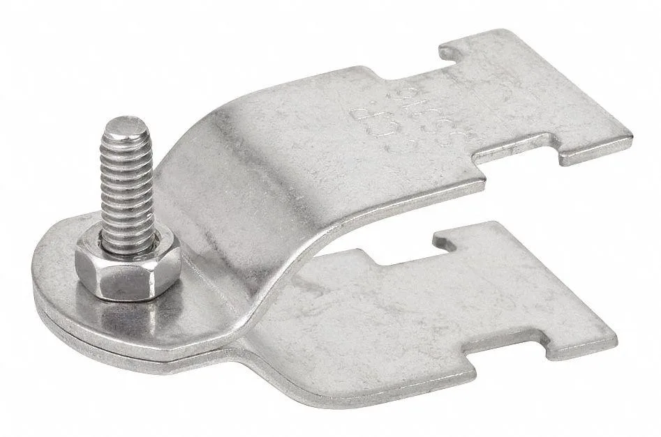 CALBRITE CALBRITE S63500SC00 Conduit Support Strap 6in 316 Stainless Steel — product photo
