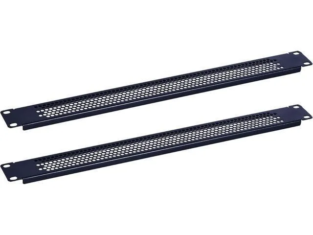 LORDWORLD LORDWORLD 1U Vented Blank Panel 2-Pack 19in Black — product photo