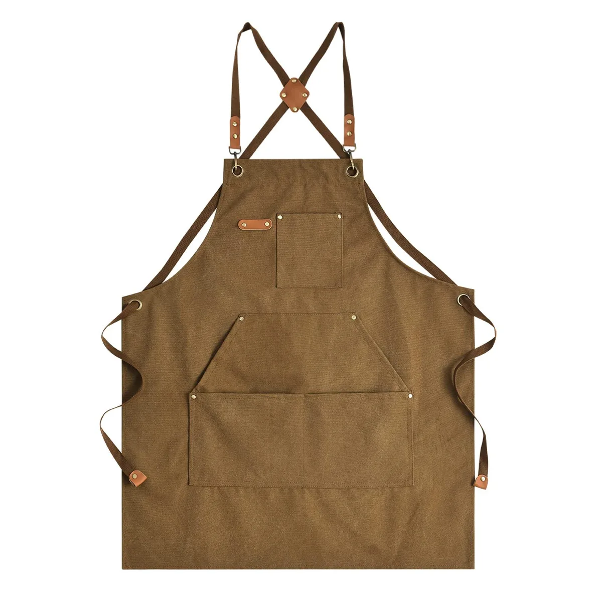  Aoomzoon Ap034 grill accessory 16oz canvas cross-back 27x32in brown 1 pack — product photo