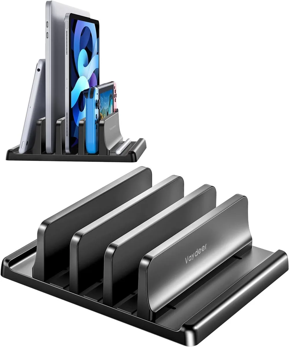 LAHDEK LAHDEK 3-Slot Vertical Laptop Stand Organizer Accessory — product photo