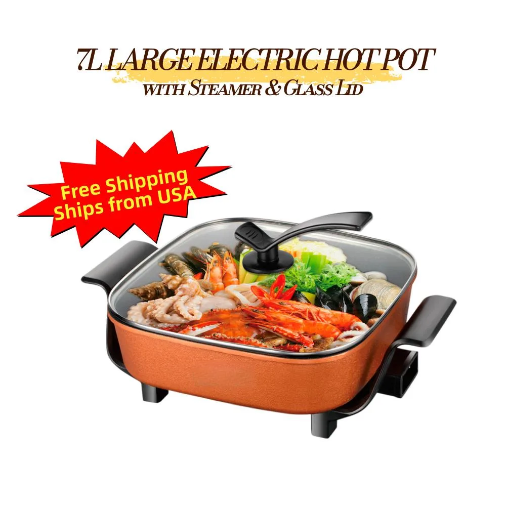 Aenaeder Aenaeder RAF-858551 7L Electric Hot Pot Specialty Appliance — product photo