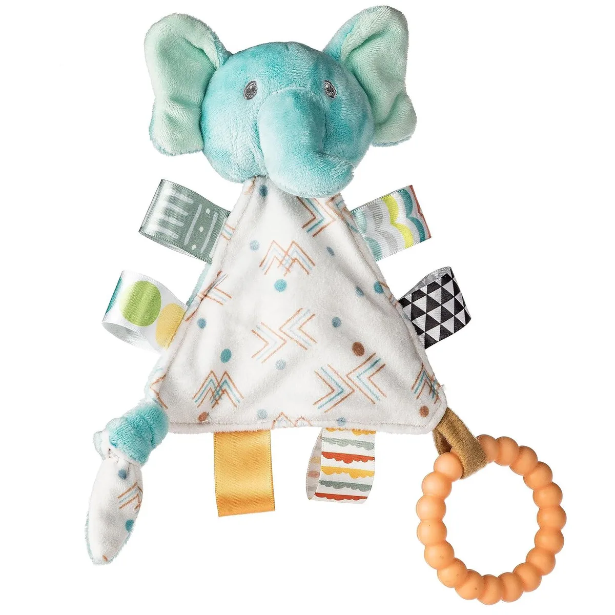 Mary Meyer Stuffed Toys Mary Meyer Stuffed Toys Taggies Elephant Triangle Activity Toy 6 — product photo