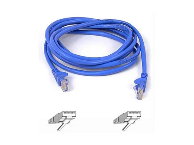 Belkin Belkin A3L791-12-BLU-S network ethernet cable 12 ft Cat 5E blue — product photo