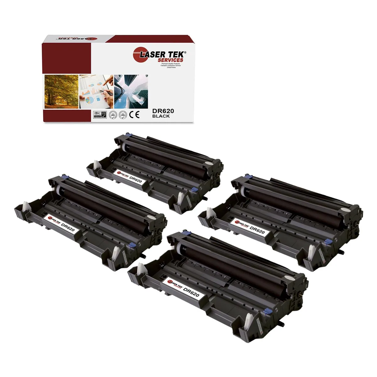 Laser Tek Services Laser Tek Services DR620 Black Drum Unit 4PK 25000 pages — product photo