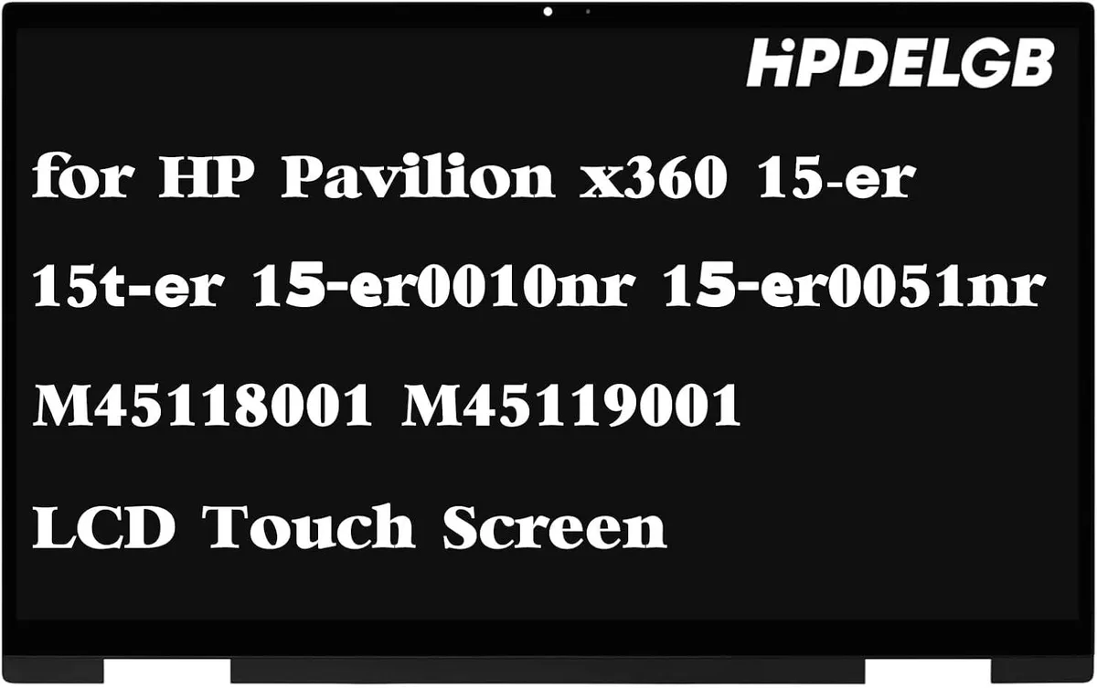 NUOLAISUN NUOLAISUN HP Pavilion x360 15-er 1080P IPS LCD Touch Screen Display Assembly Bezel — product photo