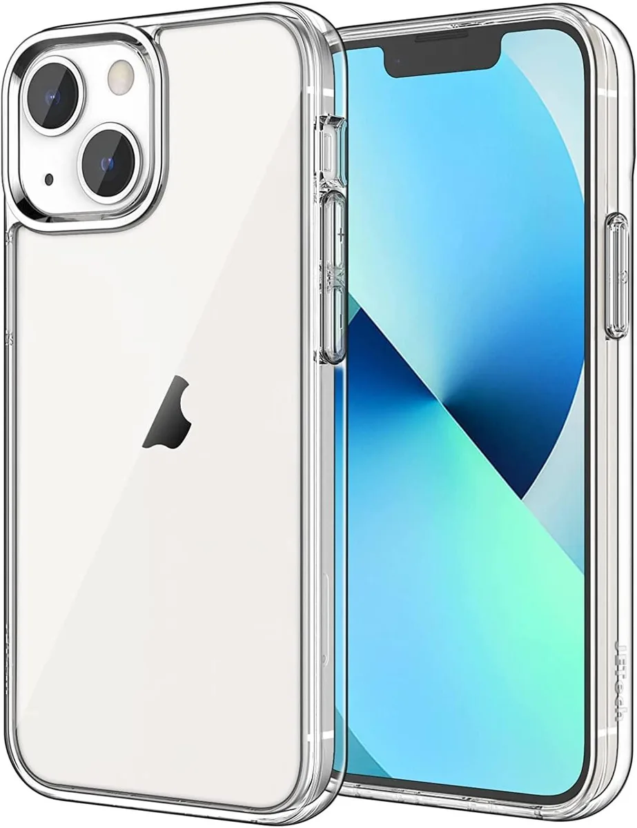Clear case for iPhone 13 Mini 5.4-Inch with transparent back and shock-absorbing corners
