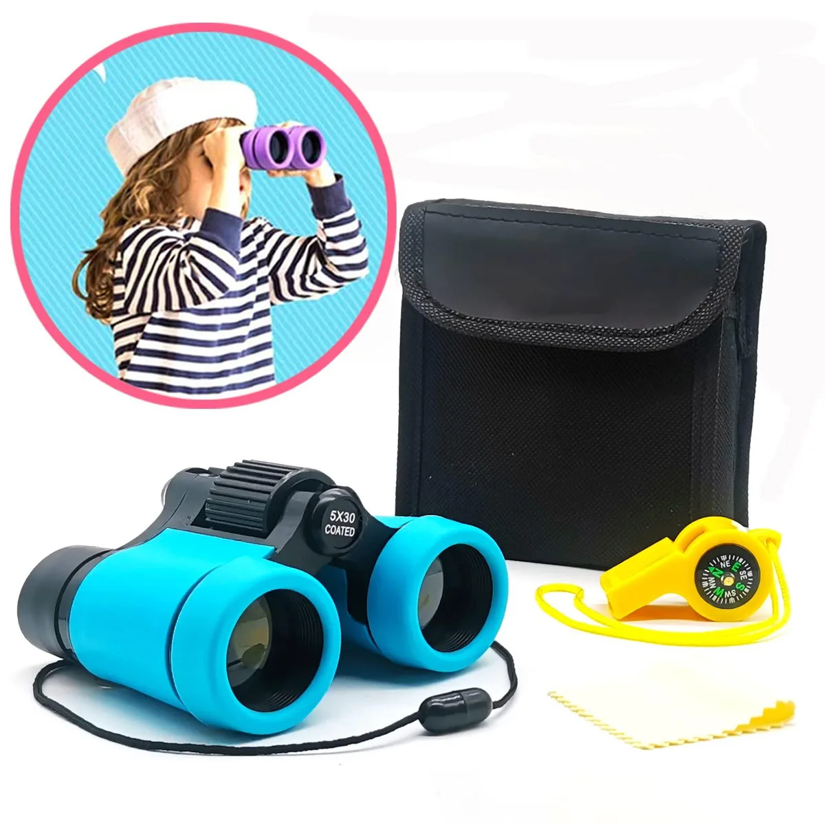  ARTOMIDE 11 Kids Binoculars Blue 4x30mm — product photo