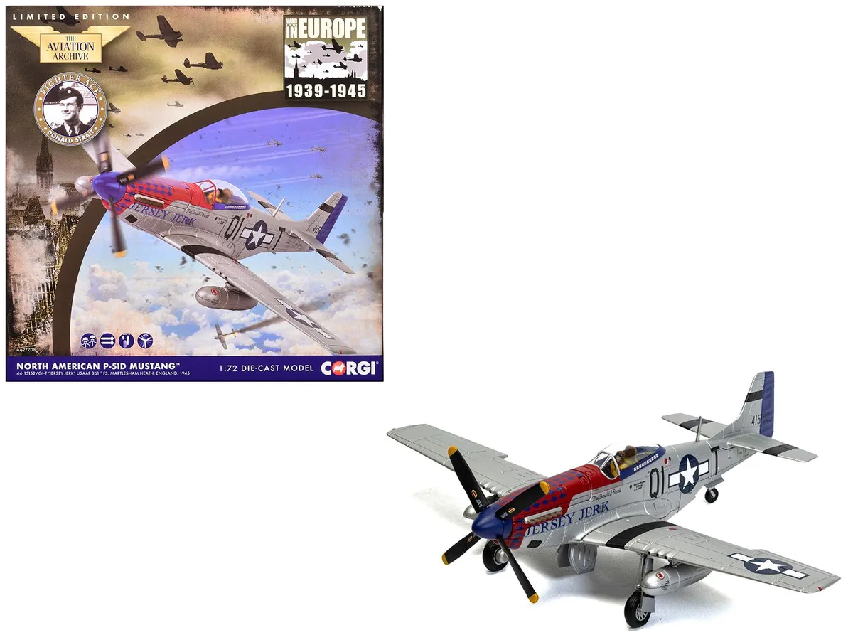 Corgi Corgi North American P-51D Mustang "Martlesham Heath" 1/72 Diecast hobby collectible — product photo