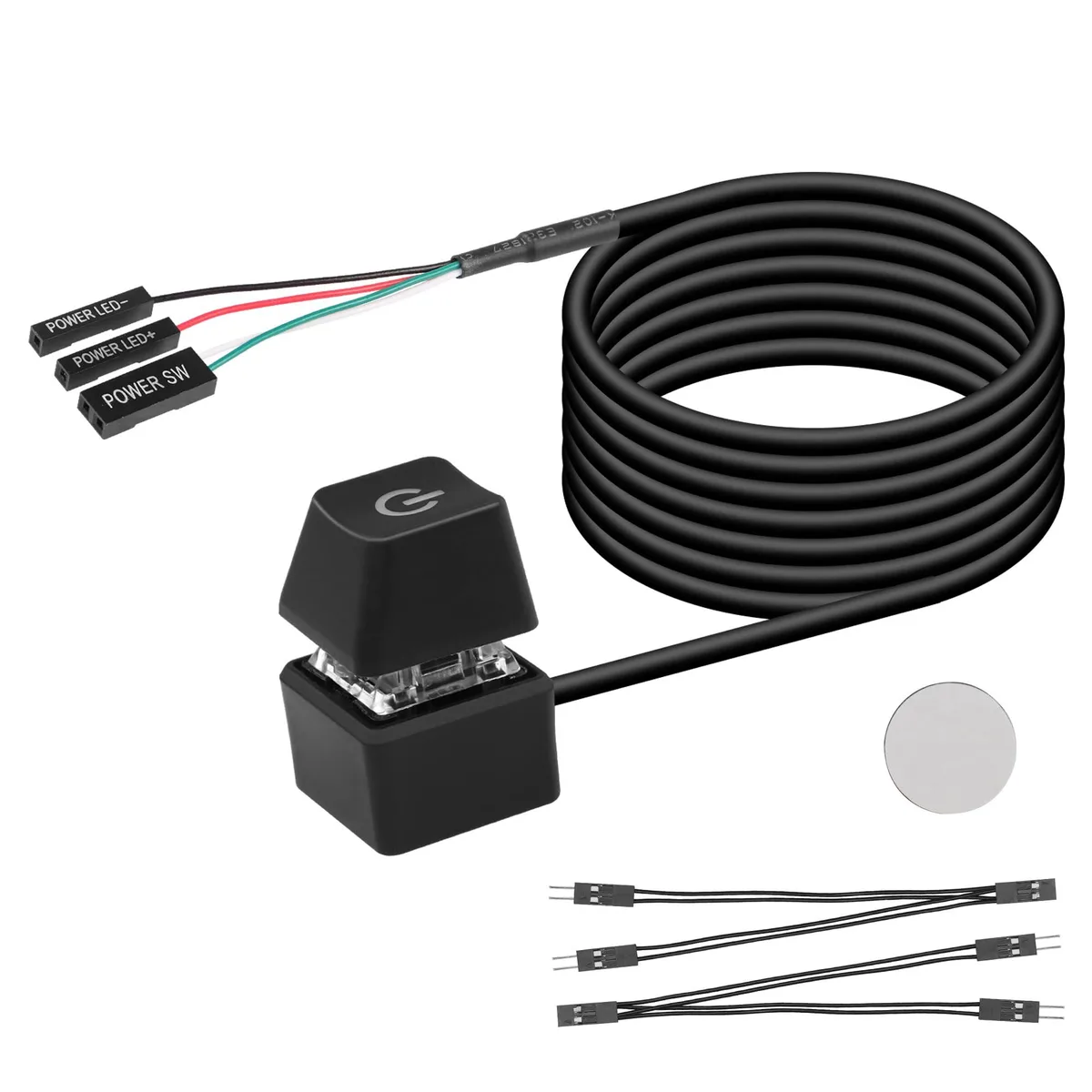 SinLoon Desktop Power Switch Extension Cord 1.6m 5.2ft — product photo