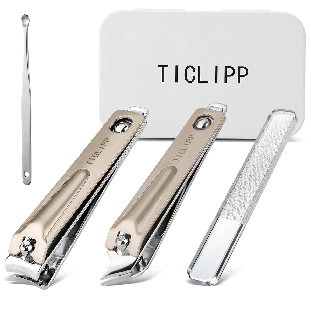  TICLIPP ZJDTZ-001 toenail clipper set with file — product photo