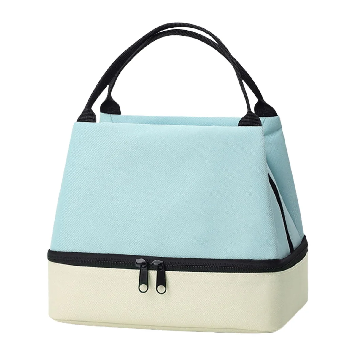 No Sew No Sew Double Layer Lunch Bag Blue 24x20cm — product photo