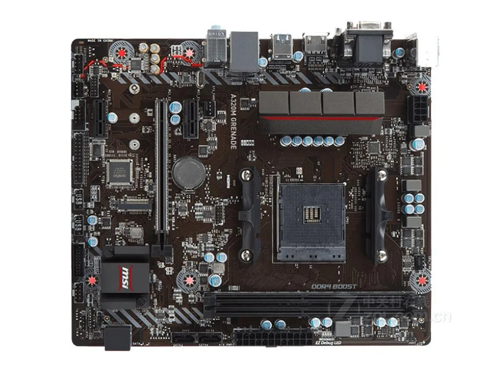 MSI MSI A320M GRENADE AMD motherboard — product photo
