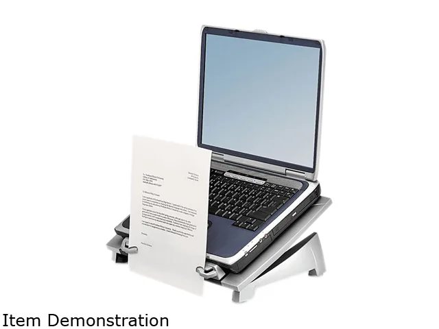 FELLOWES FELLOWES 8036701 Office Suites Laptop Riser Plus 360-degree swivel Black/Silver — product photo