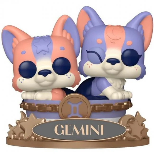 Vinyl Funko POP! Gemini zodiac corgi figure 3.4 inches