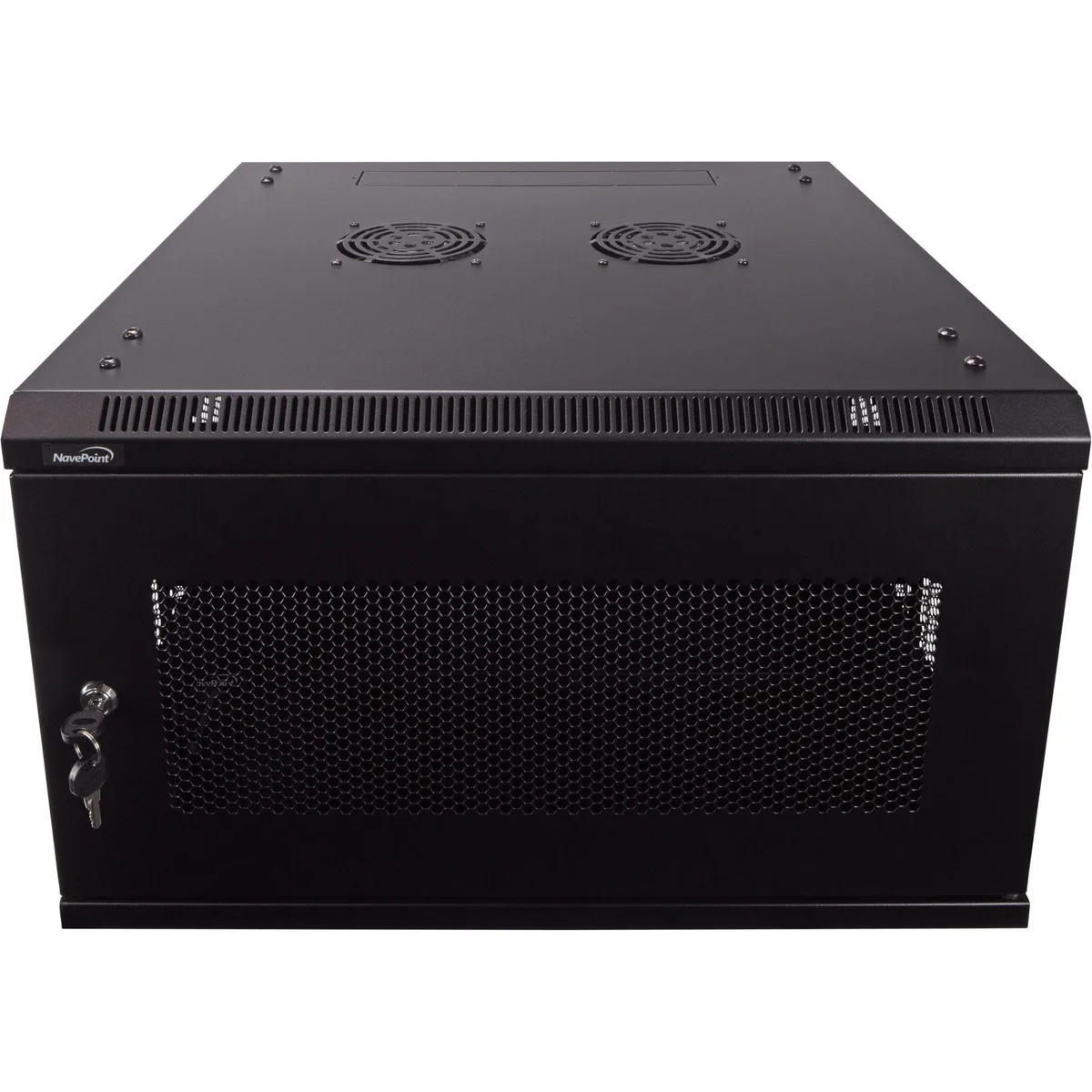NavePoint NavePoint 6U Wallmount Cabinet 600mm Depth with Shelf, Fans — product photo